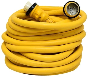 Marinco 50Amp 125/250V Shore Power Cable - 50' - Yellow Marinco 50Amp 125/250V Shore Power Cable - 50' - Yellow