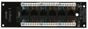 Leviton Structured Media 1x6 Cat6 Board, 47611-C6 Leviton Structured Media 1x6 Cat6 Board, 47611-C6
