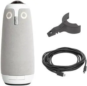 Meeting Owl 3 Premium Pack: 360-Degree, 1080p HD Smart Video Conference Camera, Microphone, and Speaker (Automatic Speaker Focus & Smart Zooming and Noise Equalizing)