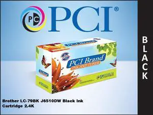PCI Brand Brother LC79BK-RPC ECO-Friendly Sustainable Remanufactured Brother LC-79BK LC79BK Black InkJet Cartridge