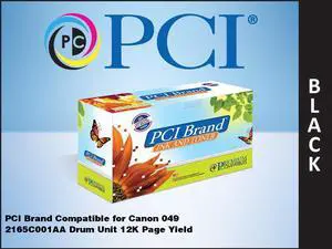 PCI Brand Canon 2165C001AA-PCI New Compatible Replacement For Canon 2165C001AA Photoreceptor Drum 12000 Page Yield