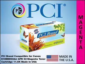 PCI Brand Canon 9108B003AA-PCI New Compatible Replacement For Canon 9108B003AA Magenta Toner Cartridge 11500 Page Yield