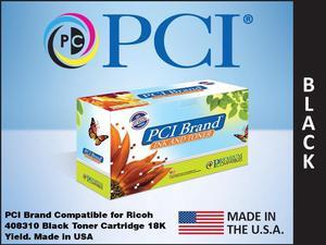PCI Brand Ricoh 408310-PCI New Compatible Replacement For Ricoh 408310 Black Toner Cartridge 18000 Page Yield