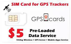 GPS Card for Novacom GNS-GLONASS Van Tracker + Sim Card + Detailed Tracking