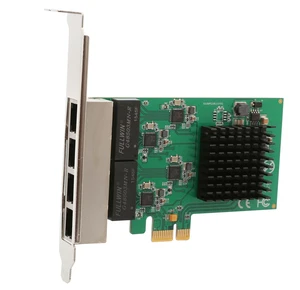4 Port Quad Gigabit Ethernet PCI Express 2.1 PCI-E x1 Network Interface Card (NIC) 10/100/1000 Mbps Realtek Chipset SI-PEX24042 4 Port Quad Gigabit Ethernet PCI Express 2.1 PCI-E x1 Network Interface Card (NIC) 10/100/1000 Mbps Realtek Chipset SI-PEX24042