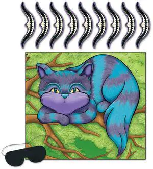 Cheshire Cat Smile Game - Fun-Filled Party Activity (Pack Of 24)