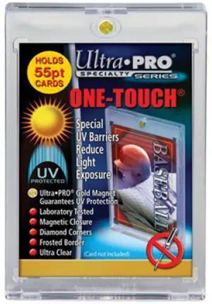 One Touch Uv Card Holder With Magnet Closure - 55Pt