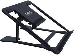Dac Portable Laptop Stand With 6 Height Levels - Notebook, Tablet Support - Aluminum Alloy - Black