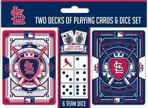 St. Louis Cardinals Playing Cards And Dice Set