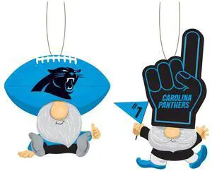 Carolina Panthers Ornament Gnome Fan 2 Pack