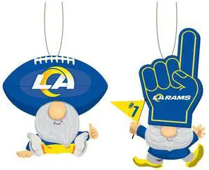Los Angeles Rams Ornament Gnome Fan 2 Pack