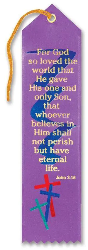 For God So Loved The World Ribbon