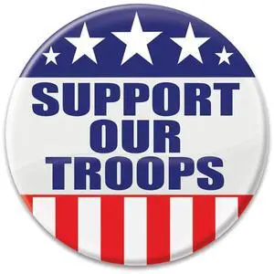 Support Our Troops Button