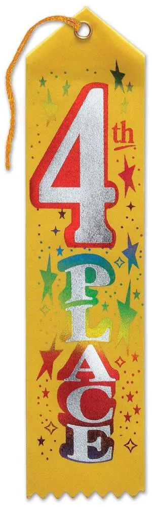 4Th  Place Award Ribbon