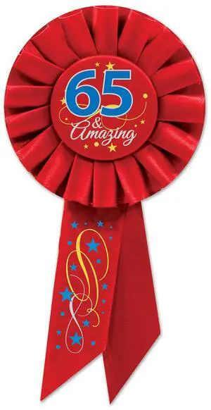 65 & Amazing Rosette
