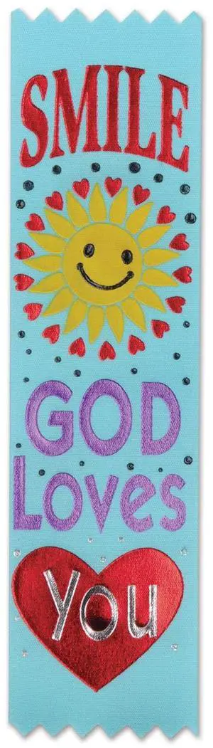 Smile, God Loves You Value Pack Ribbons