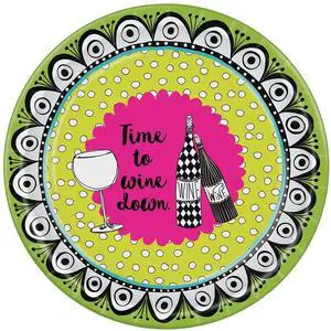 Wine Celebration Plates: Elegant And Fun, Perfect For Wine Enthusiasts!