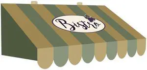 3-D Italian Awning Wall Decoration