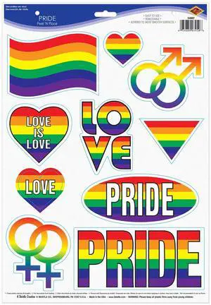 Pride Peel 'N Place