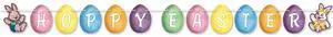 Easter Streamer Pack - 12 Vibrant Decorations For Festive Celebrations
