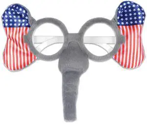 Patriotic Elephant Glasses