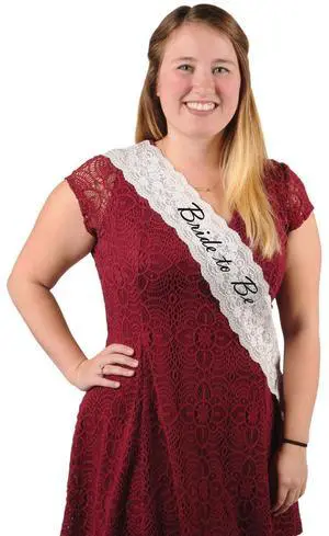 Bride To Be Lace Sash