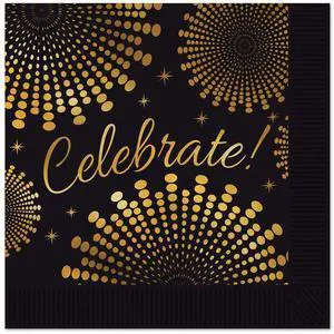 Stylish 12-Pack Beverage Napkins: Perfect For Any Occasion!