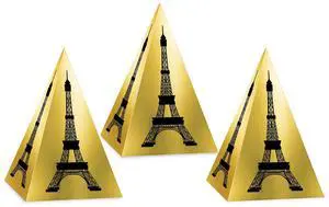 Eiffel Tower Favor Boxes - Parisian Charm For Any Occasion (Pack Of 12)