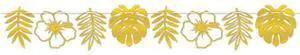 Foil Floral Streamers - Elegant Decorations For Parties And Weddings (12 Pack)