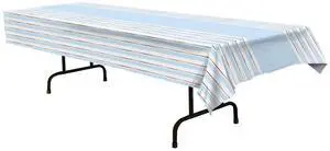 12-Pack Striped Table Covers: Stylish, Durable, And Easy To Clean