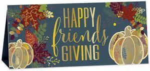"Cheerful 3-D Foil Friendsgiving Centerpiece - Pack Of 12"