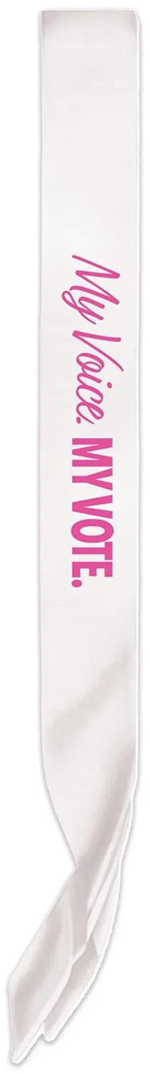 My Voice. My Vote. Satin Sash