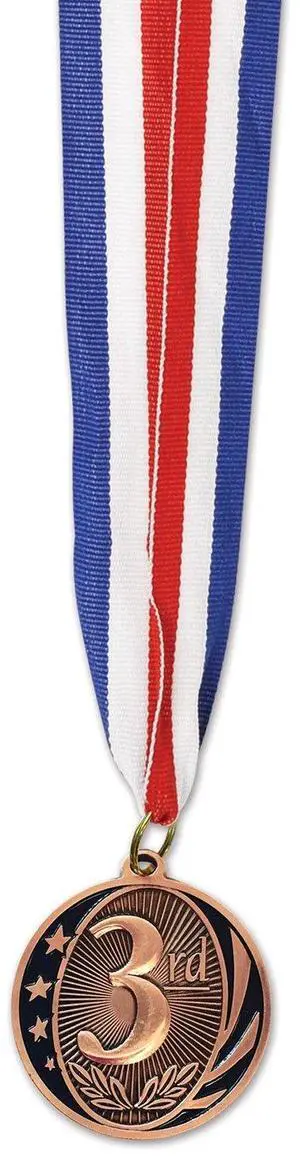 3Rd  Place Medal W/Ribbon