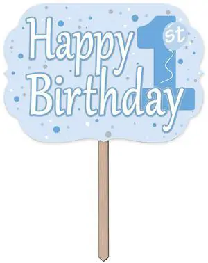 1St  Birthday Yard Sign