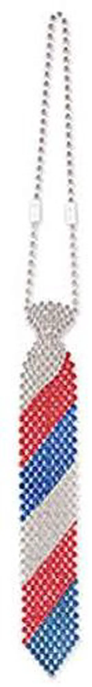 Beaded Patriotic Tie
