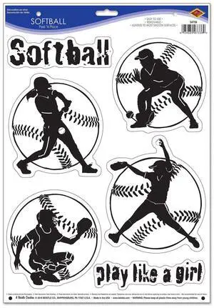 Softball Peel 'N Place