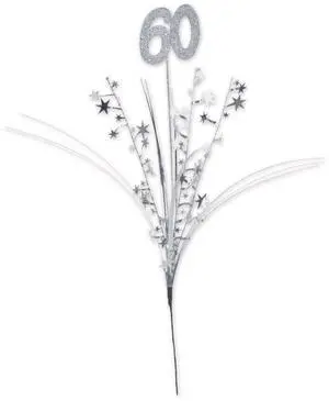 Glittered  60  Metallic Star Spray