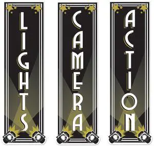 Lights, Camera, Action Cutouts
