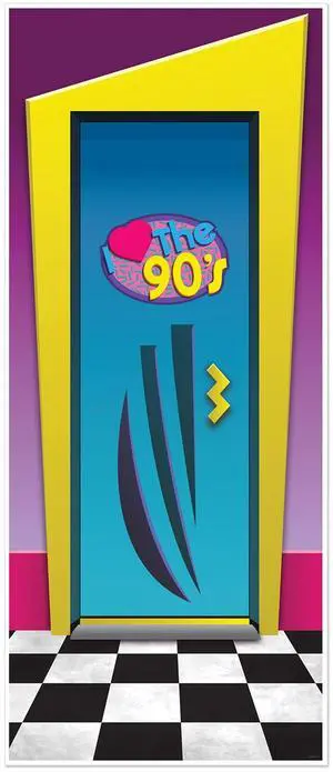 I Love The 90'S Door Cover