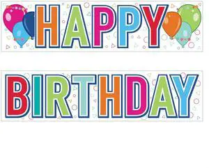 Jumbo Happy Birthday Yard Sign Set - Make Birthdays Extra Special!