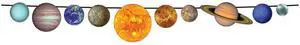 Celestial Planet Streamers: 12-Pack Of Stunning Solar System Decor