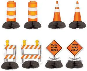 Construction Mini Centerpieces - Pack Of 12: Adorable And Intricately Designed