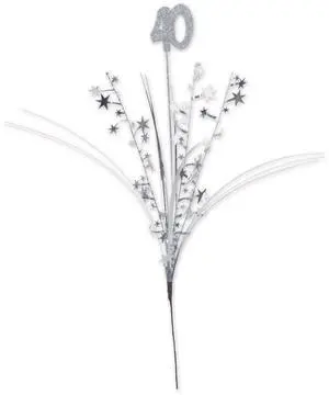 Glittered  40  Metallic Star Spray