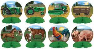 Farm Animal Mini Centerpieces - Delightful Pack Of 12 For Charming Table Decor