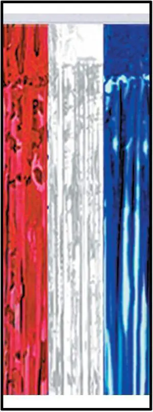 Pkgd 1-Ply Metallic Table Skirting