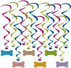 Dog Birthday Whirls