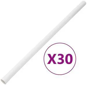 Vidaxl Cable Trunkings With Clips 1.2 98.4 Pvc