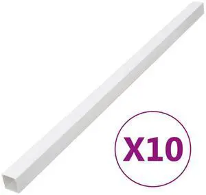 Vidaxl Cable Trunking 2.4X1.6 32.8 Pvc