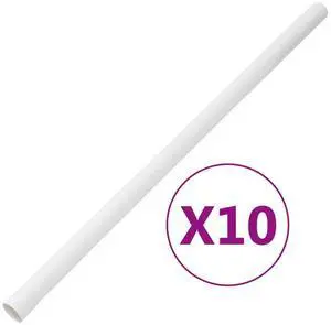 Vidaxl Cable Trunkings With Clips 1.2 32.8 Pvc