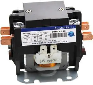 Packard C240A Packard Contactor 2 Pole 40 Amps 24 Coil Voltage